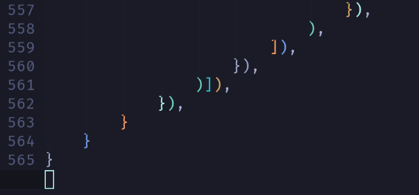 Oh no we hate all these parenthesis (from the clojure haters), in the meanwhile I opened a random OSS rust project and saw this