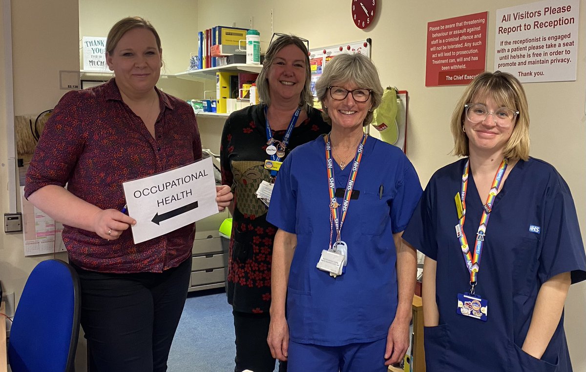 Amazing work by <a href="/OHD_UHD/">Occupational Health UHD</a> team today (on a Saturday 🙌🙌) supporting <a href="/UHDjobs/">University Hospitals Dorset Jobs</a> Housekeeping recruitment day…37 new starters 💉✍️ and ready to go! 🙏#TeamUHD💙