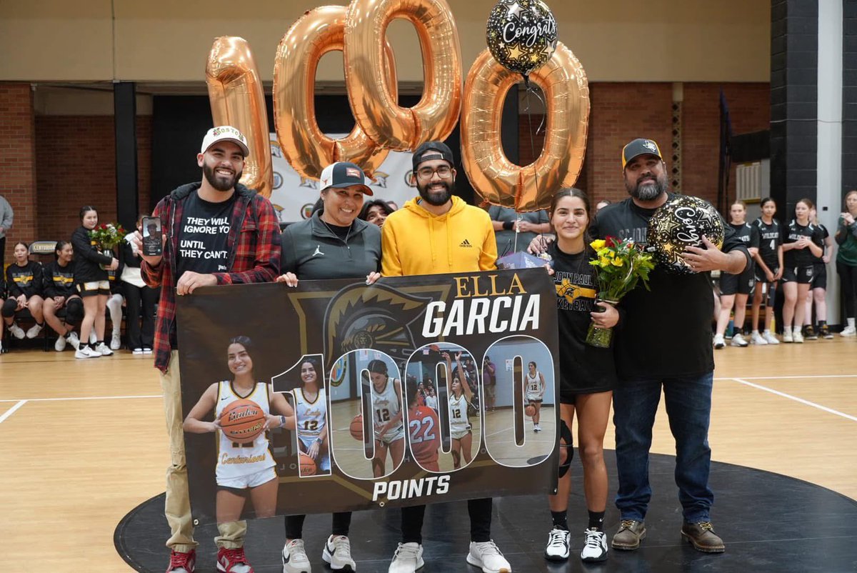 CCTXACES's tweet photo. Congratulations to our 2026 Guard, Ella Garcia, on joining the 1,000-point club! Ella is a true competitor who doesn’t take a play off! Fantastic accomplishment! @ellat1212 @CoachLMarshall https://t.co/5d4IQY7lAP