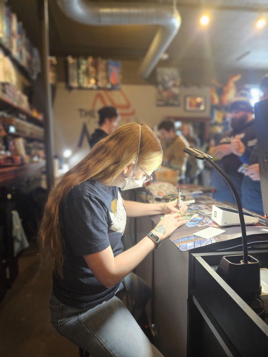 TheManaVaultMKE's tweet photo. The Ice Cube 2 has begun!!! 64 Players, 8 Cubes, 1 Champion at the end of the day!
Stop by to see the action, meet The Great One Bob Maher Jr., and get your cards signed by @windrune - she'll be at the shop til 7 pm!
Long live CUBE!!!
#icecube2 https://t.co/Qm8QMbpKSd