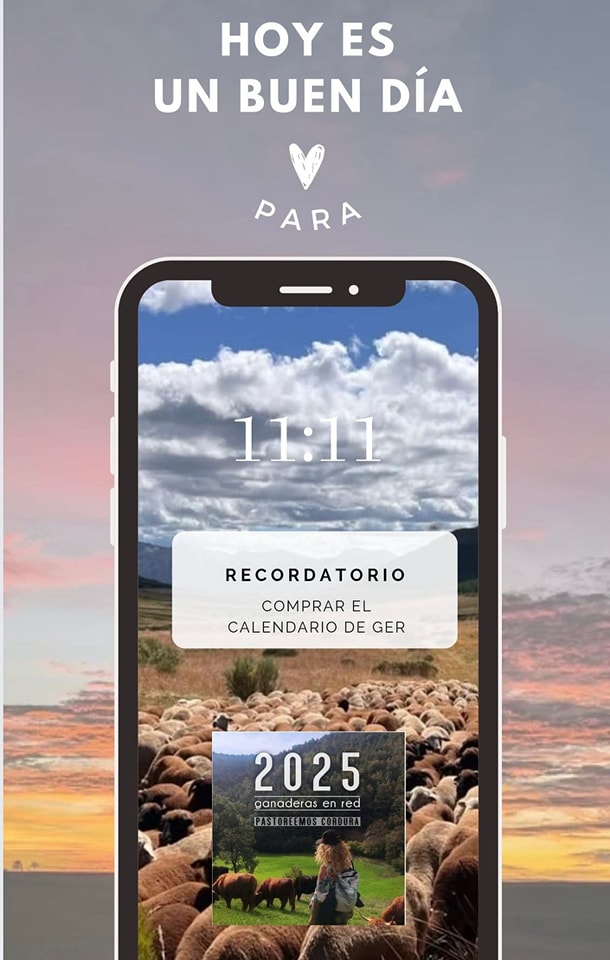 Plataforma Ganadería Extensiva y Pastoralismo (@ganad_extensiva) on Twitter photo Adquiere tu calendario de ganadería extensiva, colabora con la red de ganaderas extensivas de referencia <a href="/GanaderasenRed/">GanaderasenRed</a>
🌿
Este calendario ilustrado con escenas de ganadería extensiva y pastoreo, presenta a lo largo 12 meses diferentes reivindicaciones
🐄
Este manifiesto GER Adquiere tu calendario de ganadería extensiva, colabora con la red de ganaderas extensivas de referencia <a href="/GanaderasenRed/">GanaderasenRed</a>
🌿
Este calendario ilustrado con escenas de ganadería extensiva y pastoreo, presenta a lo largo 12 meses diferentes reivindicaciones
🐄
Este manifiesto GER