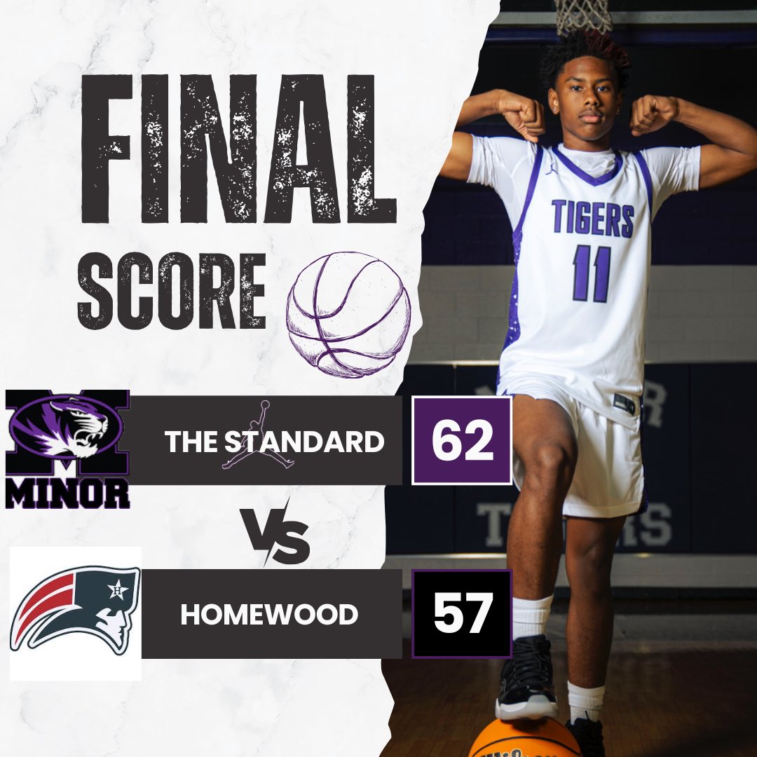 Minor beats Homewood on 1/17 62-57
Isaiah McClain 25 points 5 assists 4 rebounds 4 steals 
Carmelo Burroughs  14 points 

<a href="/BenThomasPreps/">Ben Thomas</a> <a href="/DennisVictory/">Dennis Victory</a> <a href="/TDrakeBasktball/">Terry Drake</a> <a href="/aldotcomPreps/">AL.com H.S. Sports</a> <a href="/PrepHoopsAL/">Prep Hoops Alabama</a>