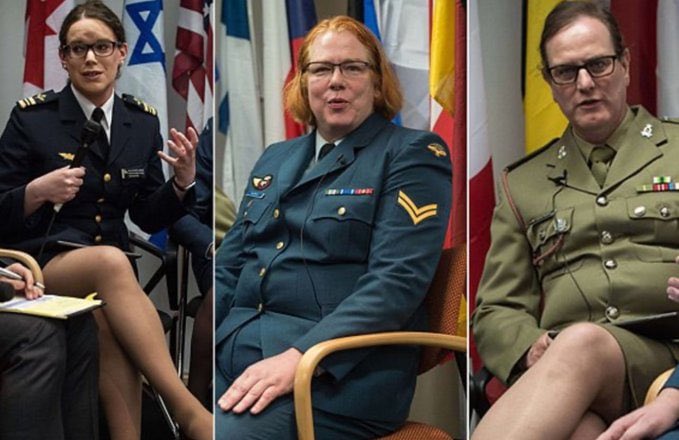 MAGAgirlEmily's tweet image. Should a man in the military be discharged for wearing a dress?