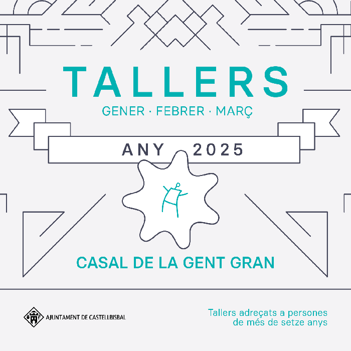 Nueva oferta de talleres del Casal de la Gent Gran en <a href="/Ajcastellbisbal/">Ajcastellbisbal</a> 
👉 bcnmagazine.com/b/3RV
Se realizarán 10 sesiones de cada taller. Entre las propuestas destacan las clases de costura, trabajos manuales, restauración de muebles y objetos y dibujo y pintura.