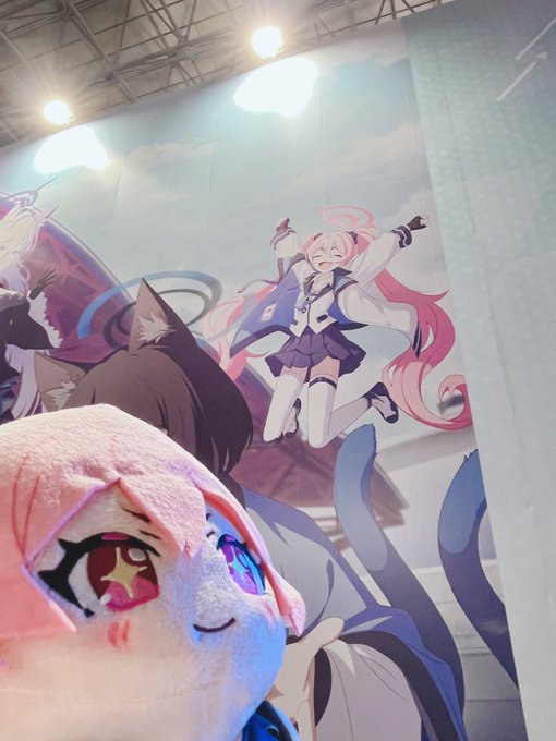 ブルアカふぇす🩵
コユキぬいを連れてたらコースター譲っていただいたりうれしかった…!🫶 