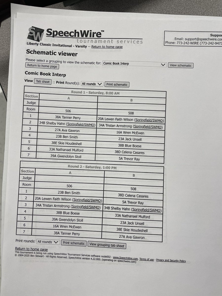 Liberty Classic Invitational - LHS Speech & Debate tweet media