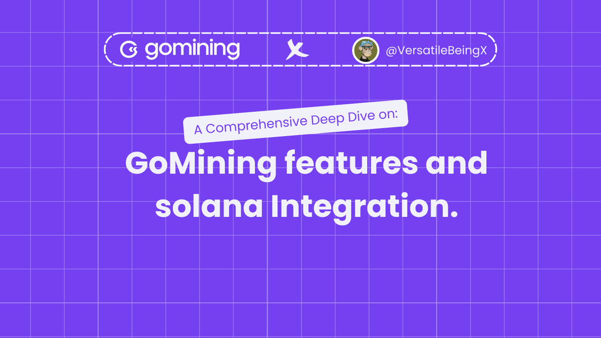 What if I told you that mining Bitcoin could be effortless, eco-friendly, and now turbocharged by Solana? ⚡🔥

❌ No expensive rigs. 
❌ No technical headaches. 
Just seamless mining powered by GOMINING (<a href="/GoMining_token/">GoMining</a>) on <a href="/solana/">Solana</a>, one of the fastest and most scalable