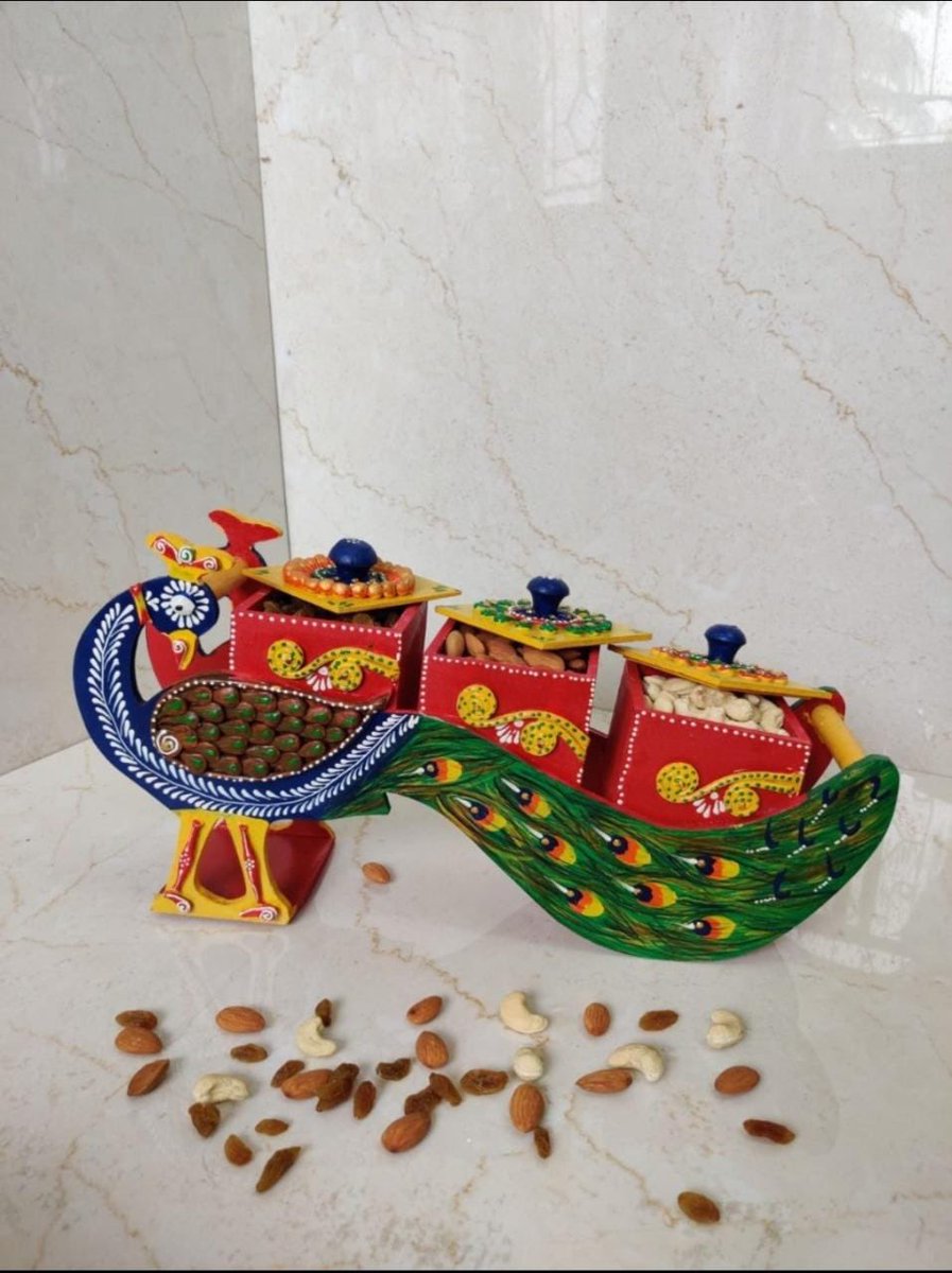 ArpitTewari7's tweet photo. Discover the magic of Rajasthan with our handcrafted wooden treasures, beautifully handpainted by talented Indian artisans. 🎨✨
Celebrate Make in India—DM us to order now: 8299651830!

@desh_bhkt https://t.co/Q4Qgu26fqi