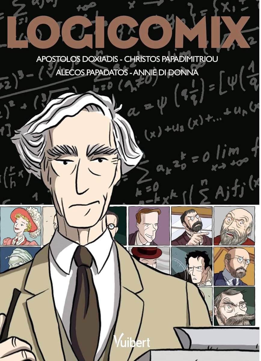 Saman_Habibi_E's tweet photo. Has anyone read Logicomix? It's a comic book about the struggles of Bertrand Russell as he aims to resolve the fundamental problems of mathematics. There aren't many math comic books; but, could it be a way to engage the new generation and spark their interest in math? https://t.co/pxJgqJ7lSO