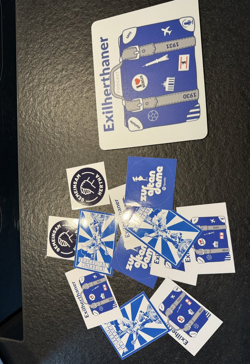 Kam heute an, vielen Dank <a href="/ExilherthanerPC/">Exilherthaner Podcast🎙🎧🛄</a> und <a href="/AndyBrehmchen/">Andy Brehmchen</a> 
Auch für die Sticker. 😀
🔵⚪️

#HaHoHe