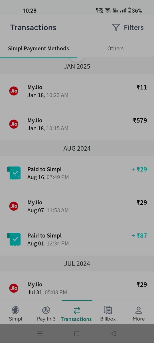 sourav26s's tweet photo. My payment got deducted while paying for my recharge through my jio app but it's got cancelled and money got deducted in @getsimp https://t.co/ff3WIVO6Bn