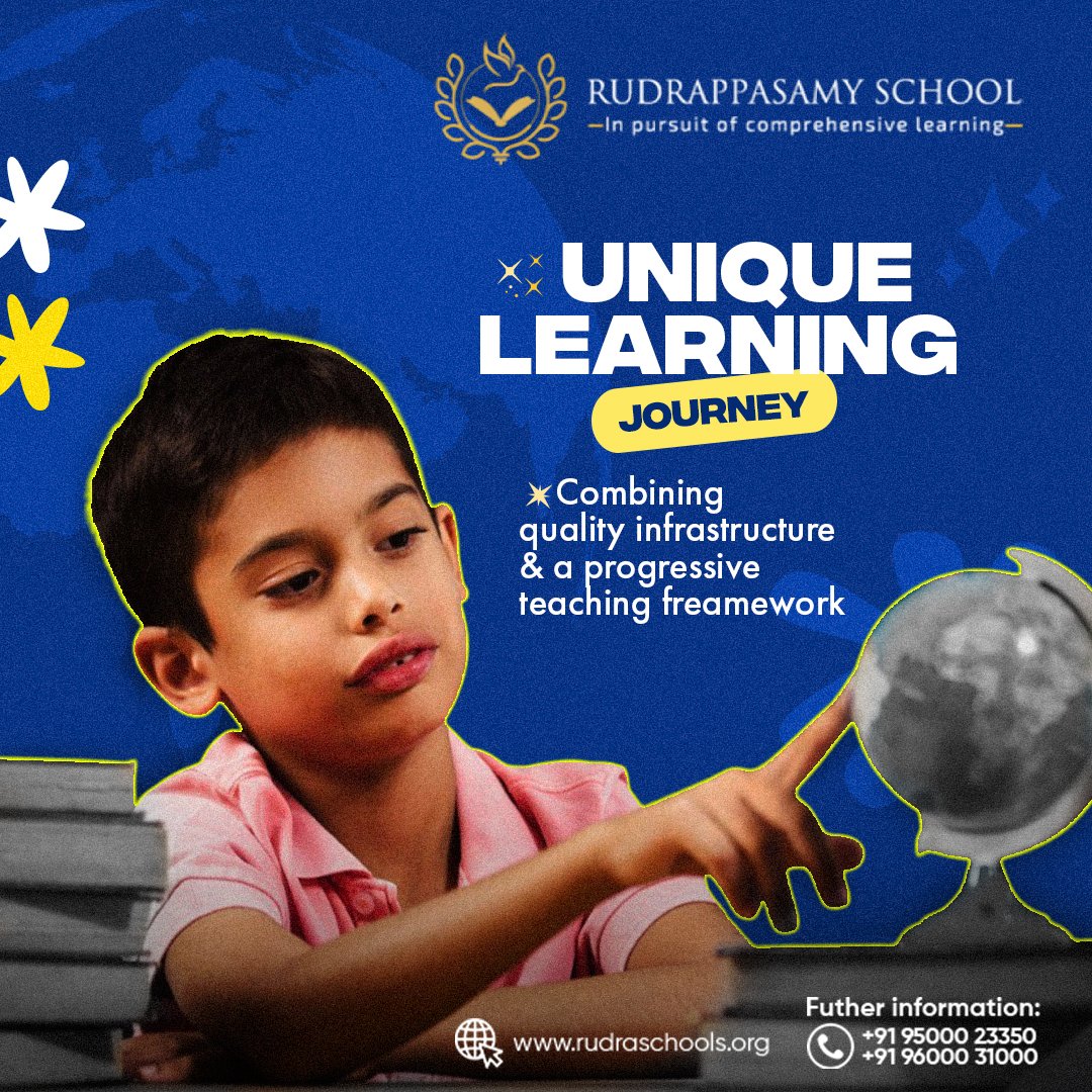 rudrappaswamy's tweet image. At RPS, learning is more than just books – it’s an experience! From world-class facilities to fostering dreams, we make education exciting, enjoyable, and extraordinary.✨

#RPS #uniquelearning #empoweringyoungminds