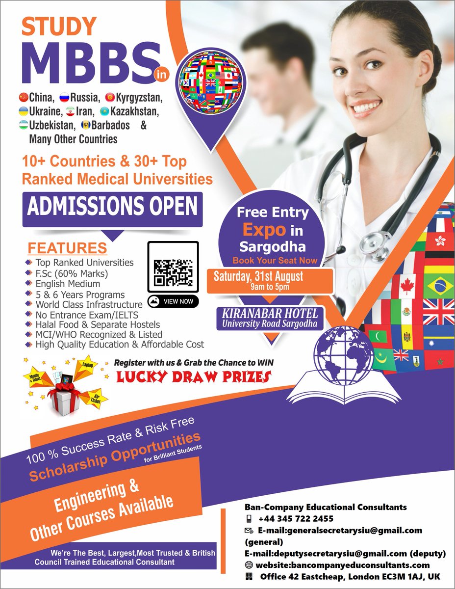 Study MBBS in Abroad Expo | Get Register with us and WIN Prizes | Top Ranked Universities