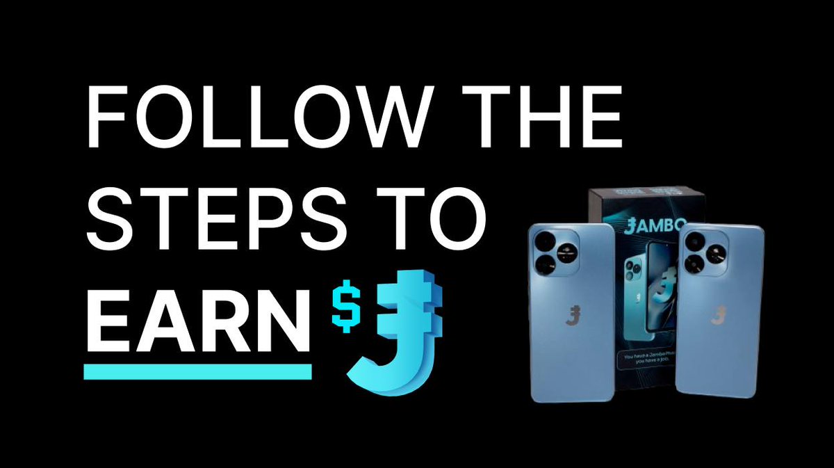 🚨ATTN Jambo Community🚨 

If you own a JamboPhone, we recommend you complete the following:

1️⃣ Connect your JamboPhone Hardware ID to your JamboApp account 
2️⃣ Complete any Jambo Earndrop quest 

📷🔜