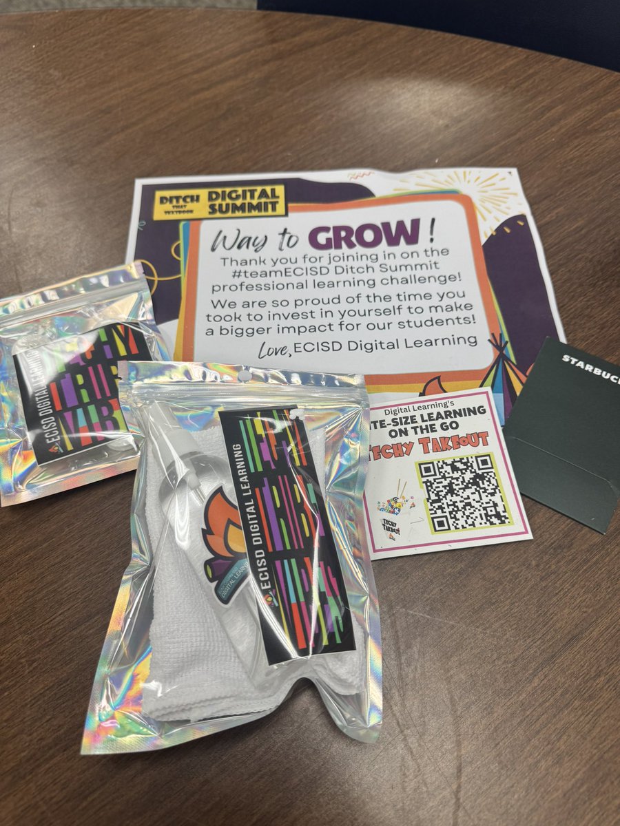 Lennie Garcia (@lenniegarcia6) on Twitter photo Thank you for the goodies <a href="/TechECISD/">ECISD Digital Learning</a>!! I love the provided opportunities to grow in my profession. <a href="/DowlingTigers/">Dowling Elementary ECISD</a> Thank you for the goodies <a href="/TechECISD/">ECISD Digital Learning</a>!! I love the provided opportunities to grow in my profession. <a href="/DowlingTigers/">Dowling Elementary ECISD</a>