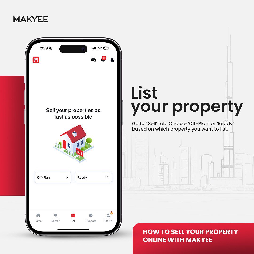 makyee_official's tweet photo. Part 1 | Sell your property online with Makyee

🔑 Key Features:
✅ Fast &amp; secure online process
✅ Schedule professional photoshoots
✅ Fully digital contracts
✅ Reach buyers instantly

#makyee #sell #property #dubai #realestateuae #realestatedubai #uae #realestate #online https://t.co/q99fmLeo8R