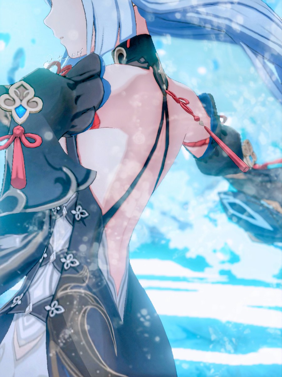 #原神写真部 #Genshinlmpact
#Shenhe ❄️💦