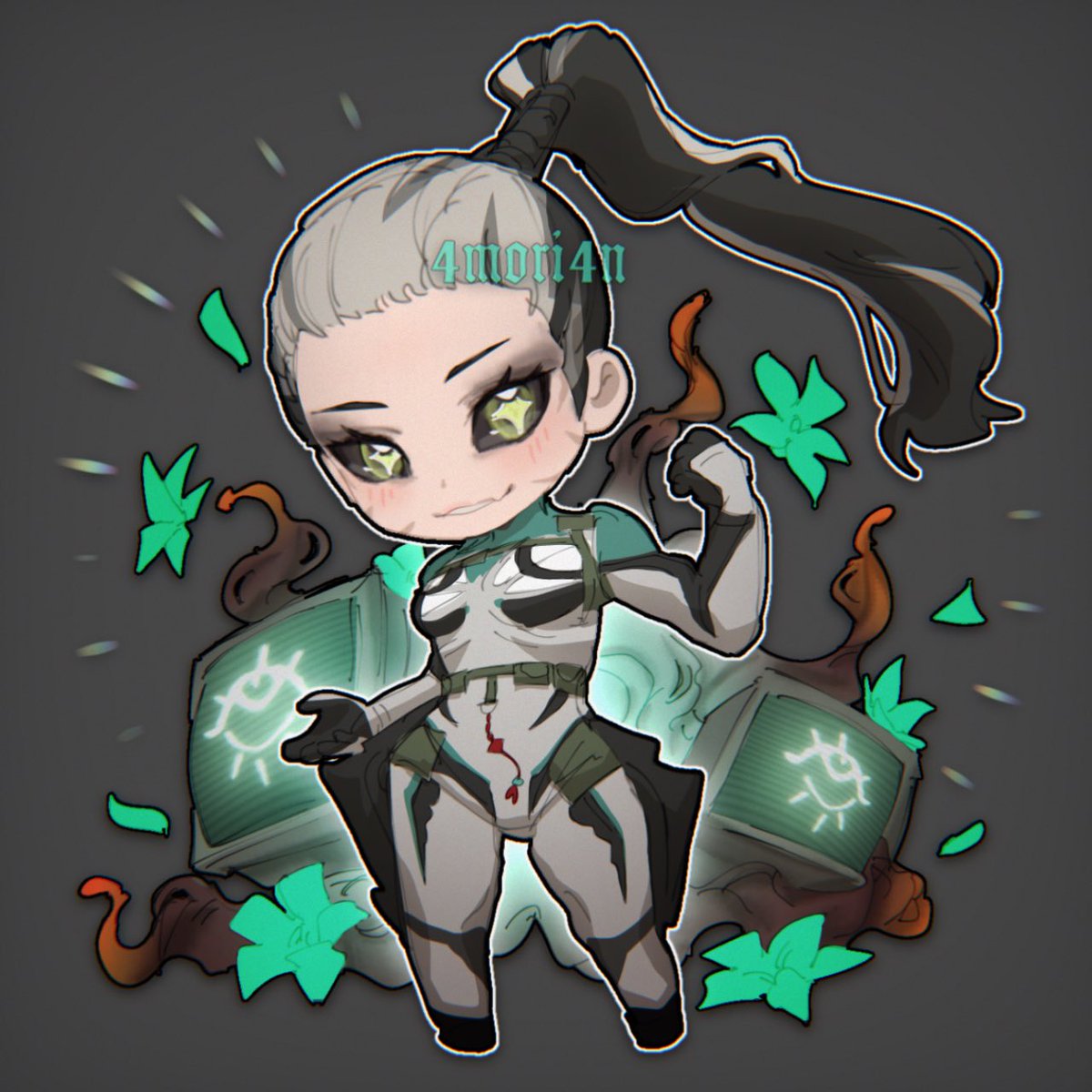4MORI4N's tweet photo. eleanor charm design #warframefanart https://t.co/JMojcJ1EvP