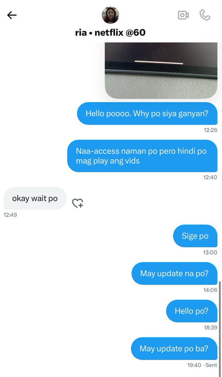 ‼️ scammer alert ‼️

if ever you stumble upon this account (but it doesn't exist anymore on my end), please beware.

tuesday (1.14) ako nag avail, tapos nag error na agad ng friday (1.17). after few follow ups, wala na reply and wala na yung account.

🔖 netflix prems for sale