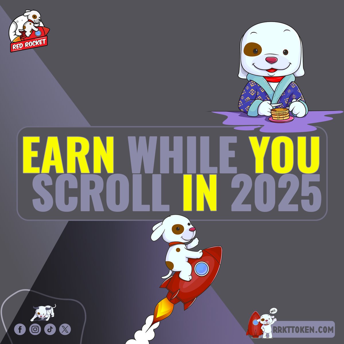 RedRocketRRKT's tweet photo. Earn by scrolling!🖱️RRKT makes it easy to grow your wallet in 2025—click ads & get rewarded.🚀✨ Simple actions, real rewards.Ready to thrive?💸💡 #EarnCrypto #ClickAndEarn
.
Visit our website👉https://t.co/M4f2hYb3aH
.
#websitetraffic #trafficgeneration #seotraffic #paidtraffic https://t.co/JQMaXD1u0W