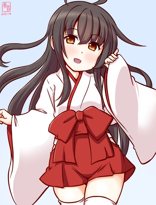 「司令官、今年もよろしくお願いしますね。
 三日月もお祝いを言わせてください!」

#艦これ版真剣お絵描き60分一本勝負_20250118
#三日月 