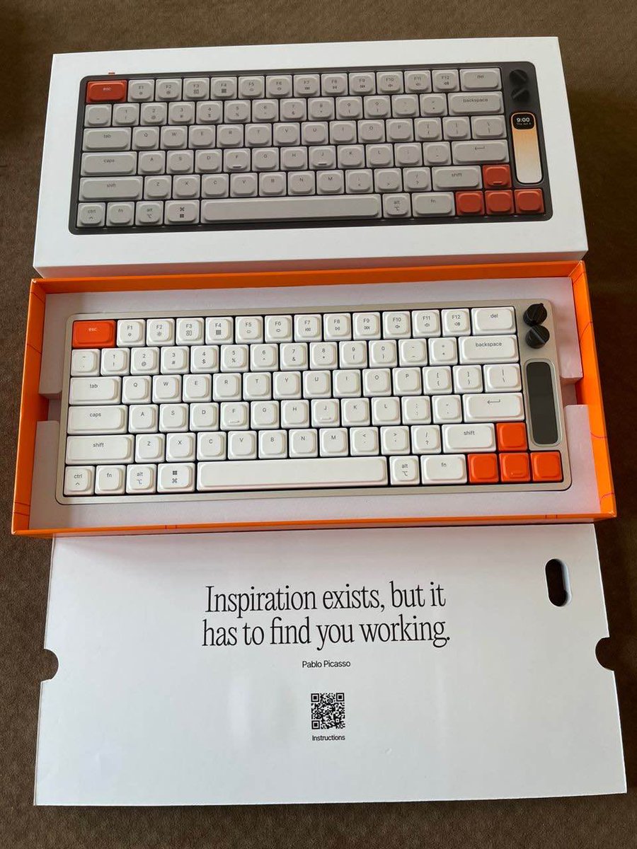 benfryc's tweet photo. A look at the latest prototype and box sample for the k•no•b•1. We have one more round of prototypes in progress and if all is good we can ramp up production.

Pre-orders are still open. https://t.co/bbbBw1GpJH