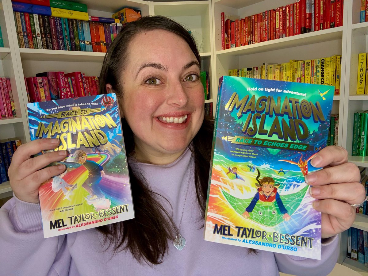 Mel Taylor-Bessent (@meltbessent) on Twitter photo And then there were TWO!!!!! ✨🌈📚
Race to Echoes Edge isn’t officially publishing until 27th March but my advance copy arrived today and I’m OBSESSED! The illustrations by <a href="/AlessandroDurs7/">Alessandro D'urso</a> are 😍👌
If you’d like to pre-order a copy, head to waterstones.com/book/race-to-e… And then there were TWO!!!!! ✨🌈📚
Race to Echoes Edge isn’t officially publishing until 27th March but my advance copy arrived today and I’m OBSESSED! The illustrations by <a href="/AlessandroDurs7/">Alessandro D'urso</a> are 😍👌
If you’d like to pre-order a copy, head to waterstones.com/book/race-to-e…