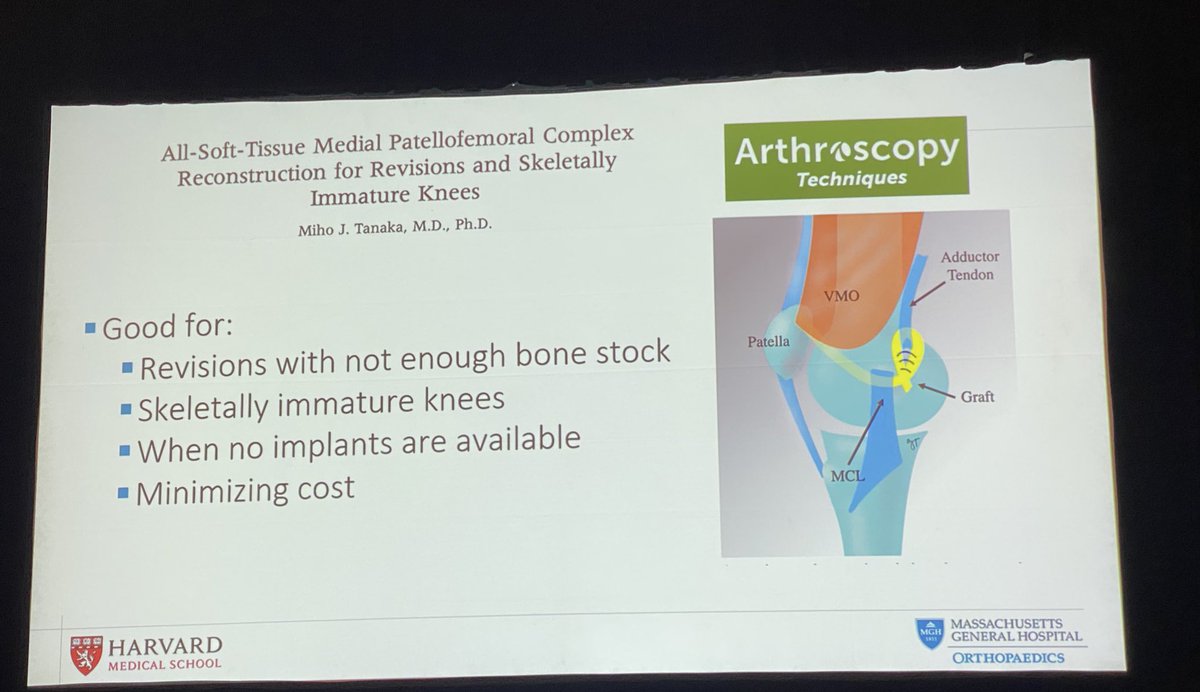 <a href="/DrMihoTanaka/">Dr. Miho J. Tanaka</a> speaks on complicated #patellofemoralsurgery <a href="/TheFORUM15/">TheFORUM</a>