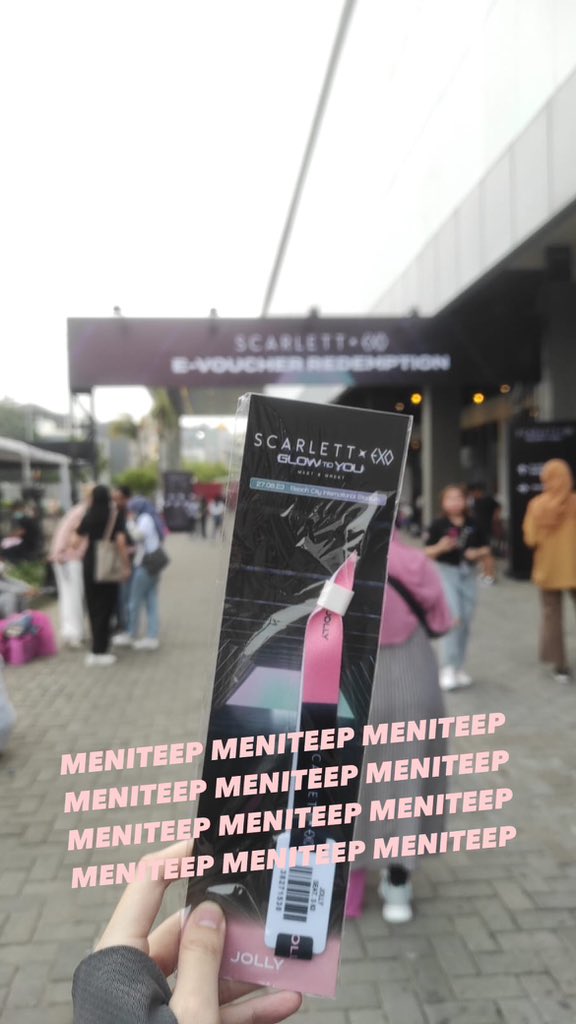 meniteep's tweet photo. Proof of ticket successfully secured | sec JOLLY | 1 Tix

SCARLETT EXO GLOW TO YOU MEET N GREET IN JAKARTA, 27 AUGUST 2023 at BEACH CITY INTERNATIONAL STADIUM

#MeetAndGreetGlowToYou #EXO #ScarlettEXO #GlowtoYouJakarta #JastipKonser #TiketKonser #JasaTitip #TitipdiMeniteep https://t.co/N8C6sEUPAu