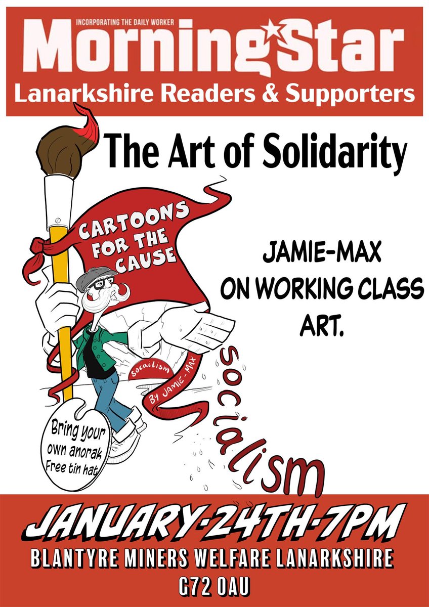 This will be a brilliant event with the very talented <a href="/JamieMaxArt/">Jamie-Max</a>  - come along and hear about the art of our class