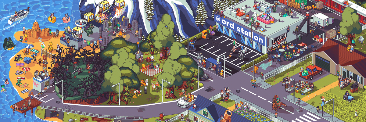 SuperNormal Collabs (๐ฏ) (@sncollabs) on Twitter photo Supernormal is excited to collab with <a href="/OrdStation/">Ord Station</a>
The biggest animated 1/1 pixel art collection on Bitcoin. Inscribed on Block286+Vintage+Nakamoto sats. Genesis collection for Ord Station ecosystem๐ผ๏ธ
Stay tuned for raffle giveaways on our discord๐ Supernormal is excited to collab with <a href="/OrdStation/">Ord Station</a>
The biggest animated 1/1 pixel art collection on Bitcoin. Inscribed on Block286+Vintage+Nakamoto sats. Genesis collection for Ord Station ecosystem๐ผ๏ธ
Stay tuned for raffle giveaways on our discord๐
