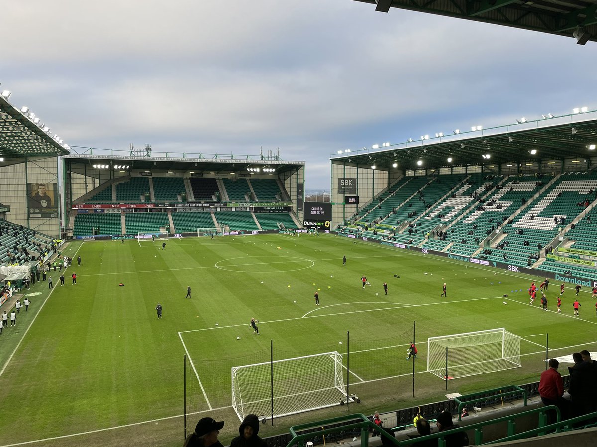 's tweet image. First half of a Scottish Cup double this weekend #EasterRoad #FalkirkStadium