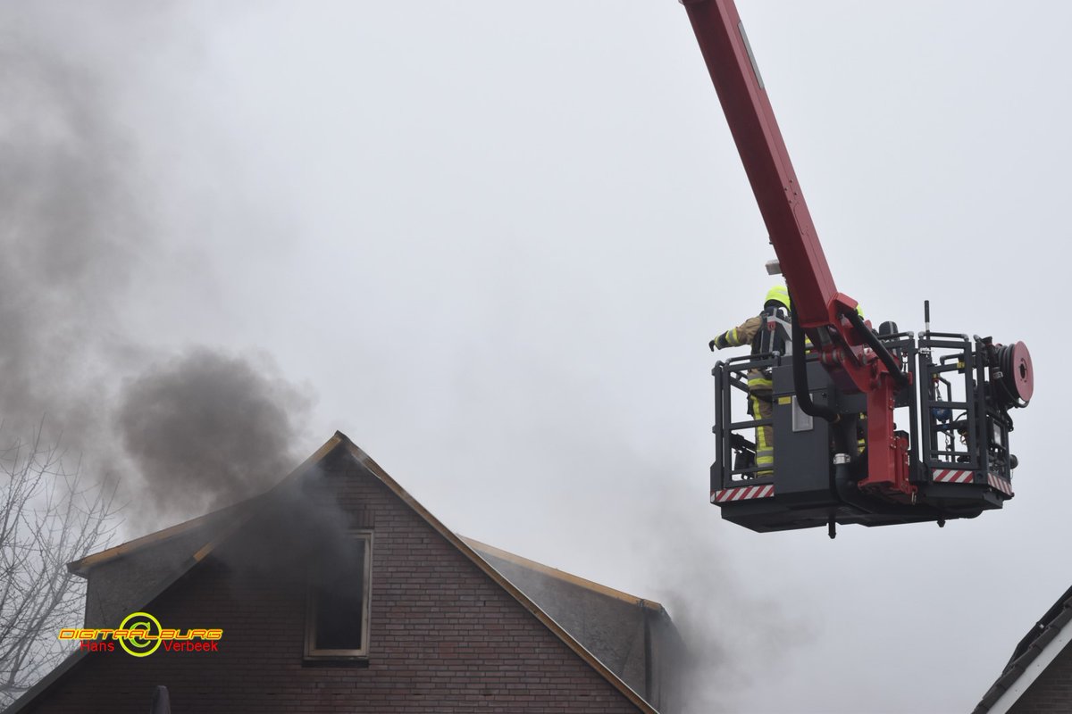 Brand met rookontwikkeling in Heerewaarden