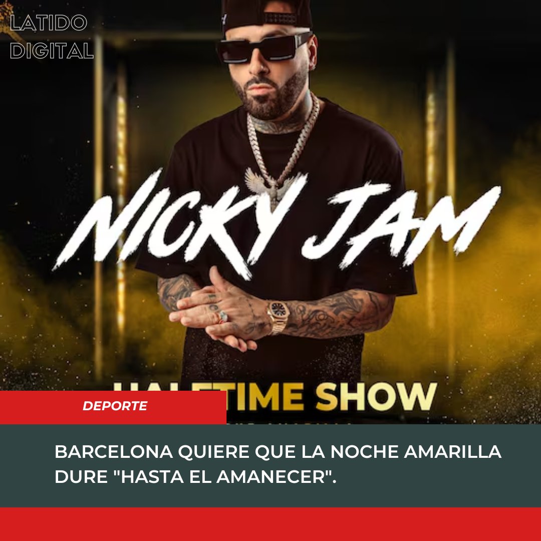LatidoDigitalec's tweet photo. 🗞️Noticias destacadas de la semana en Ecuador:

🔴Noche Amarilla: Nicky Jam confirmado
El cantante Nicky Jam se presentará en el show del entretiempo de la Noche Amarilla. Además, Jombriel y Waldokinc el Troyano sumarán ritmo al evento. 🎤⚽

¡Una noche que promete mucho!🎶🔥 https://t.co/kT55pVBVMA