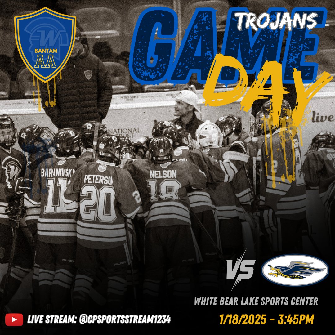 Game 3 of the Moose Goheen - 3:45pm puck drop vs. Hermantown.