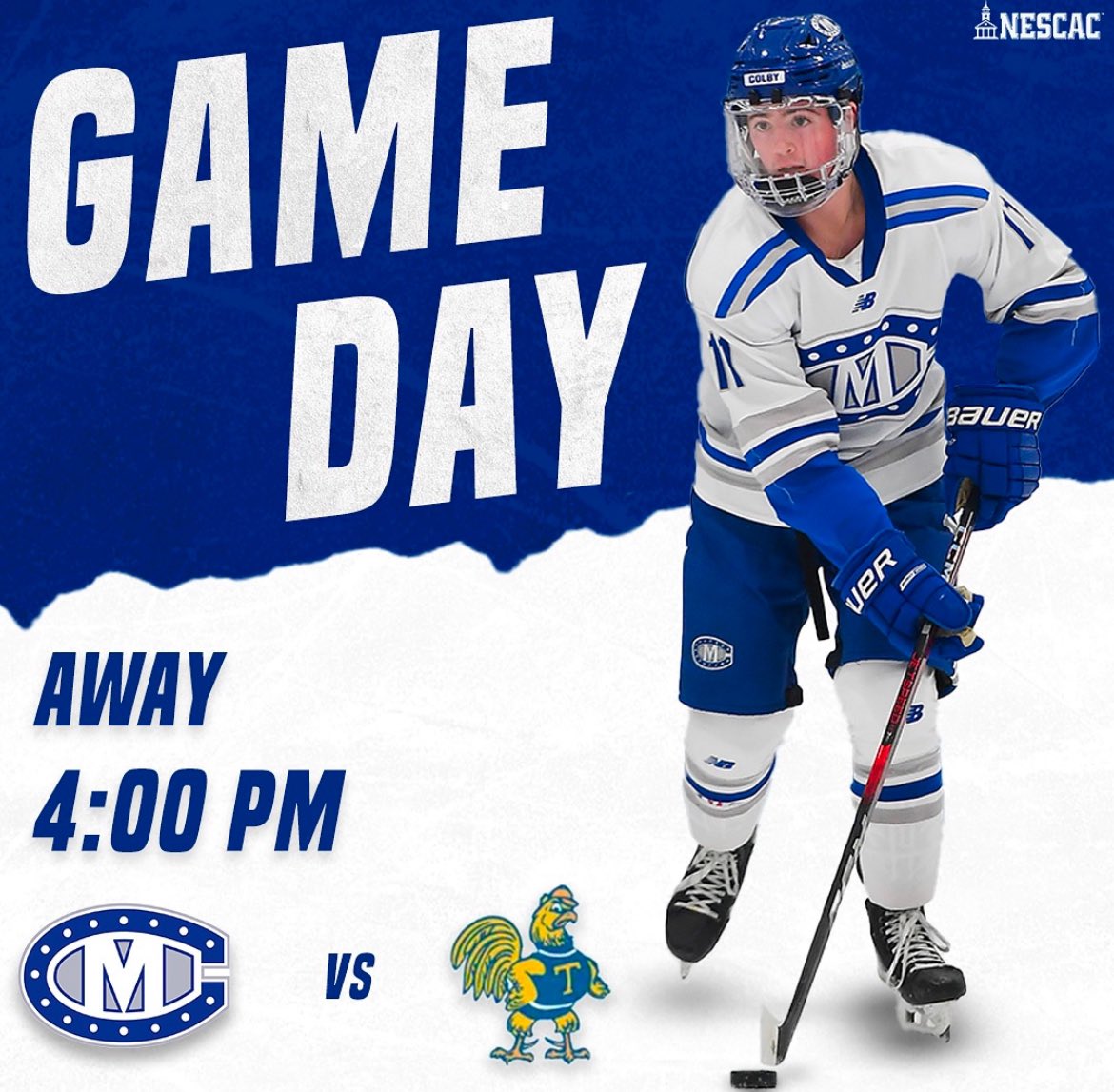 4pm puck drop vs the Bantams.