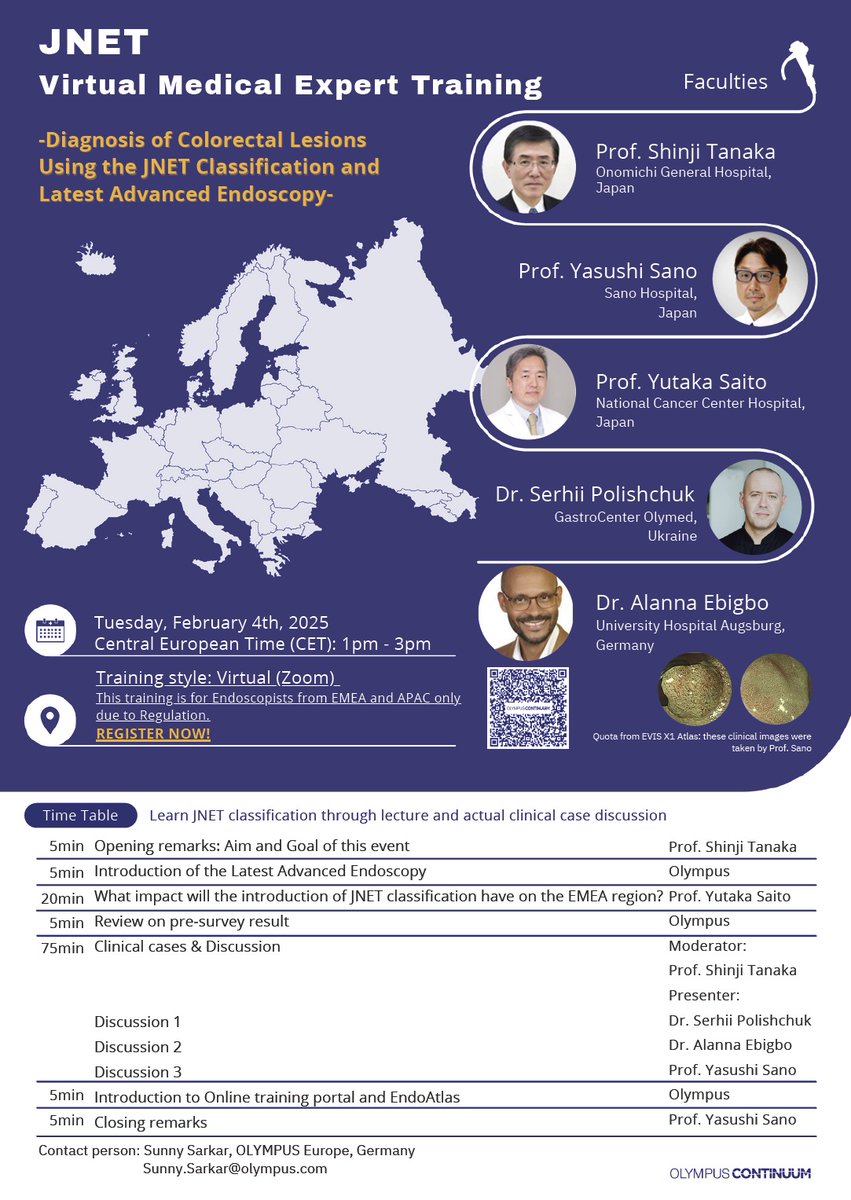 Do you want to know all the secrets of JNET Classification?
Join to Virtual Medical Expert Training on JNET – February 4, 2025!
➡️ Register now: lnkd.in/eDpq4UKm