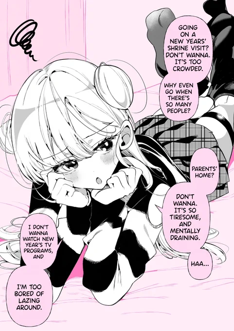 English version! [My girlfriend is crispy on the outside, soft on the inside: "The new year is boring!"] 