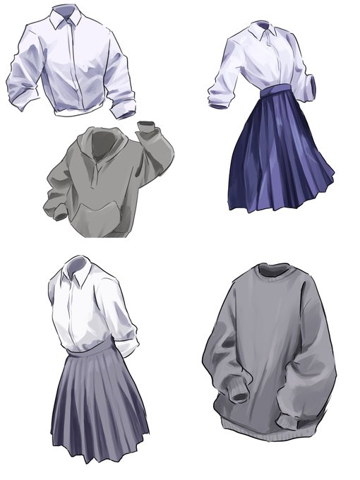 最近の練習あげてええ??
クロッキーと服だけ模写です 