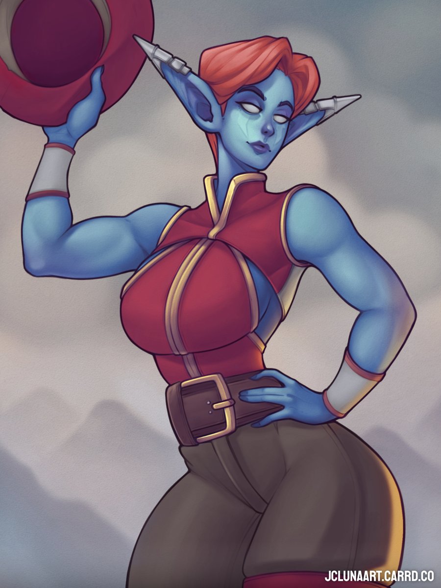 Hi everyone! I’ve had a couple of rough days, but I’m back with more art to share! Here’s a gorgeous Nightborne I’ve been working on—what do you think? I’d love to hear your thoughts!
OC: <a href="/IValmenor/">Idriel Valmenor</a>