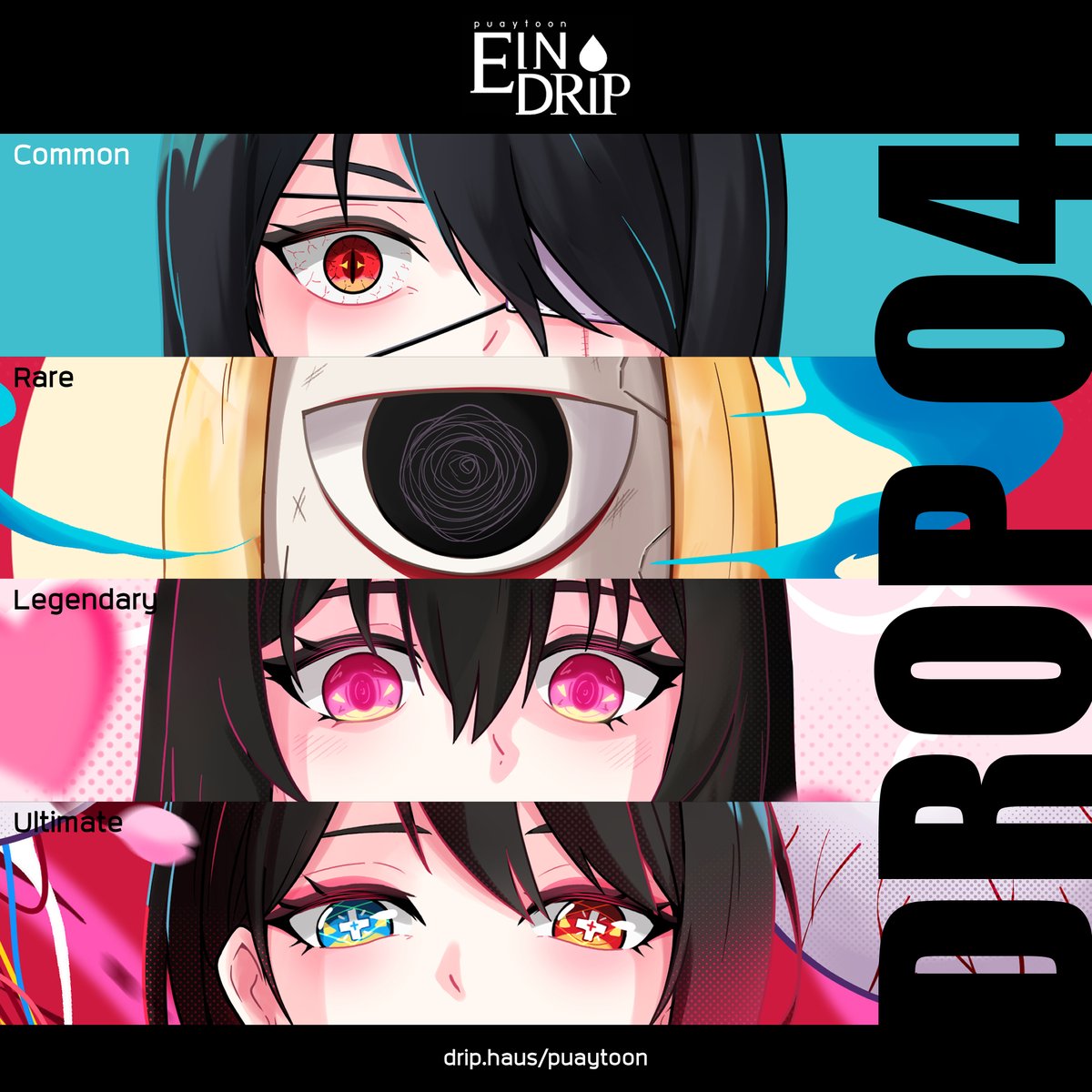EINDRiP Drop 4
available now on <a href="/drip_haus/">DRiP 💧</a>
Character : Mad, Akane, Evelyn and Rosetta💊