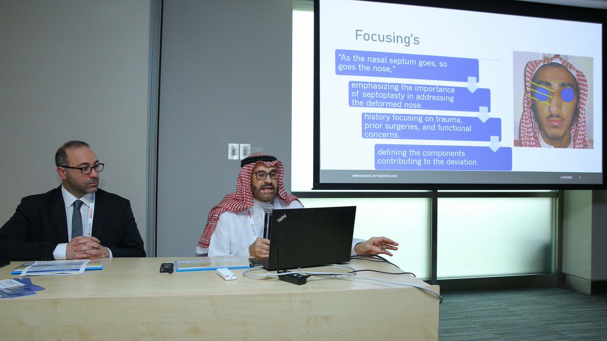 EROCGlobalForum's tweet image. Day 3 of #EROC2025 Facial Plastic Program focused on advanced rhinoplasty techniques: rib grafts, crooked nose correction, revision strategies, and nasal dilators. Key insights on functional &amp;amp; aesthetic outcomes in rhinoplasty! #Rhinoplasty #FacialPlasticSurgery