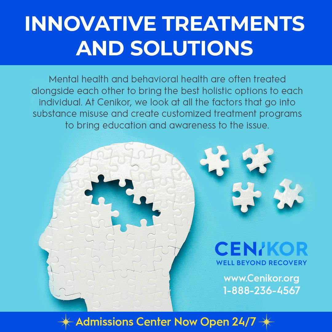 At Cenikor, we look at all the factors that go into substance misuse and create customized treatment programs to bring education and awareness to the issue. 

Visit buff.ly/41iF0uM for more information.