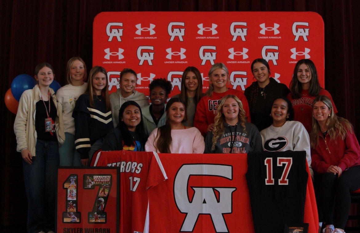 GALadyTerrorsSB's tweet photo. Congratulations to Skyler Wilborn on signing with Brewton Parker yesterday. Bright days are ahead for you‼️ You always have @redterrorssoftball to come home to.

#GoTerrors x #GoBarons https://t.co/j0vlH1HQ3O