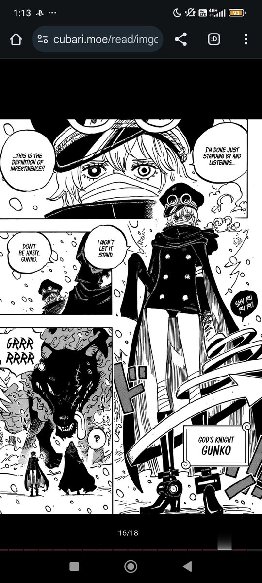 BugsterCarson's tweet image. I feel like no one&apos;s talked about this. Notice how she has heterochromia (different colors) in her eyes? If I&apos;m not mistaken that&apos;s common among twins to have separate eye colors like that. I&apos;m assuming most God knights are twins like shanks and the new guy #ONEPIECE1136 #Gunko