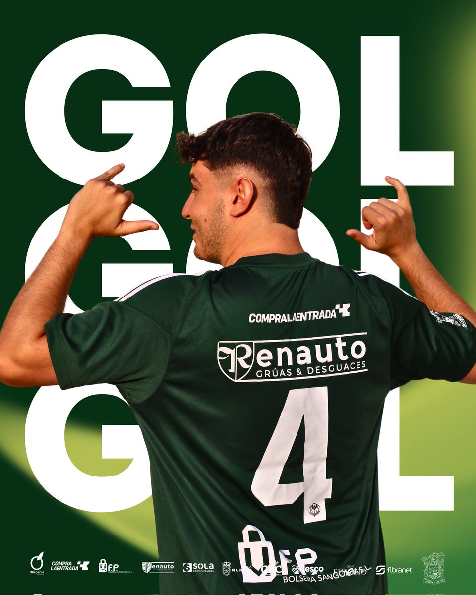 ► 𝐉𝐨𝐫𝐧𝐚𝐝𝐚 18 | 2' | 1-0 |

Gooooooooool Goooooool
Goooooooool de Vera!!
Los verdes golpean primero!
Vamos Garres 👊

 #LosGarresLumbreras | #VamosGarres