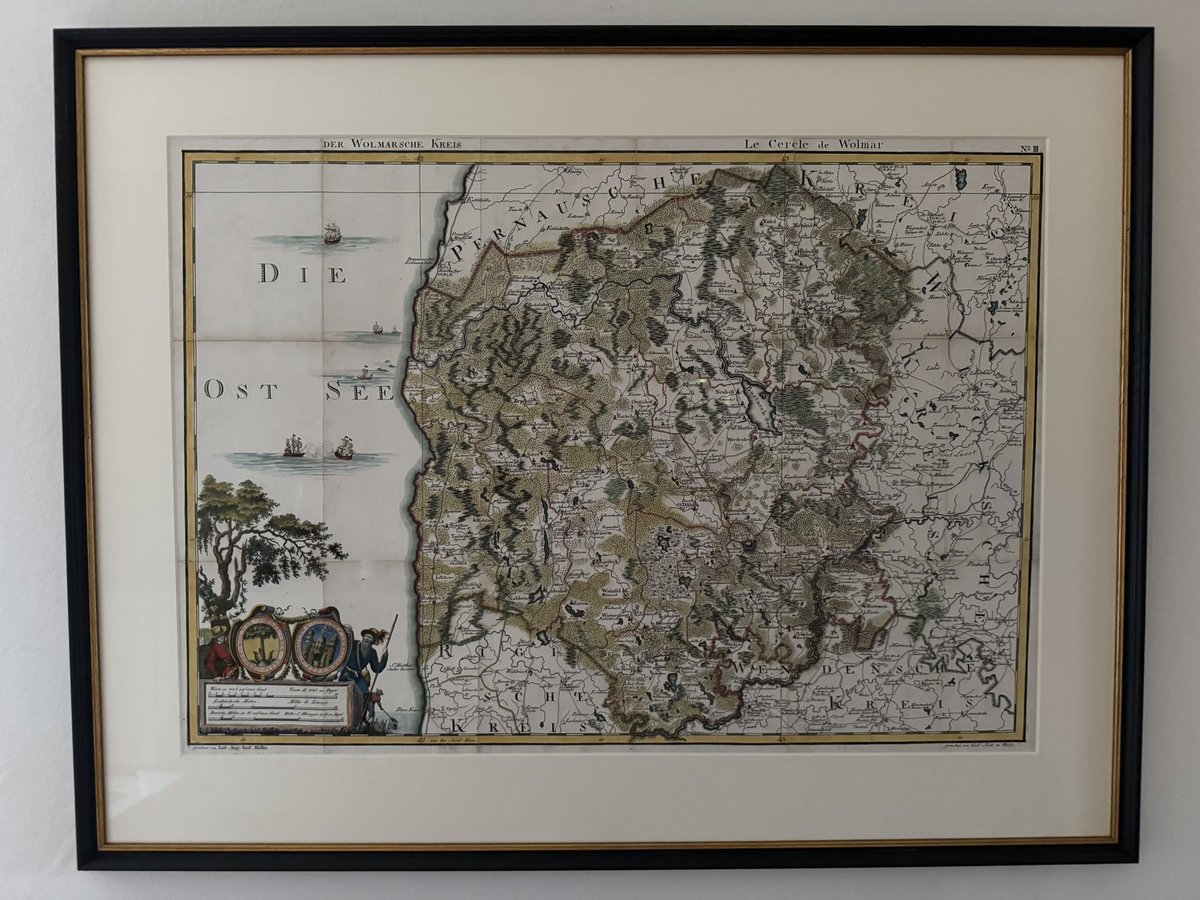 Historic map from Livonia 🇱🇻 1798 

Livonia is a historic green ✅ landscape with farmlands 🌾, pastures 🍃, forests 🪵, swamps 🍄‍🟫, manor houses, farms 🚜 and churches.

In this historical landscape sia Grīnis organic farming grow organic grains 🌾, peas 🫛 and potatoes 🥔