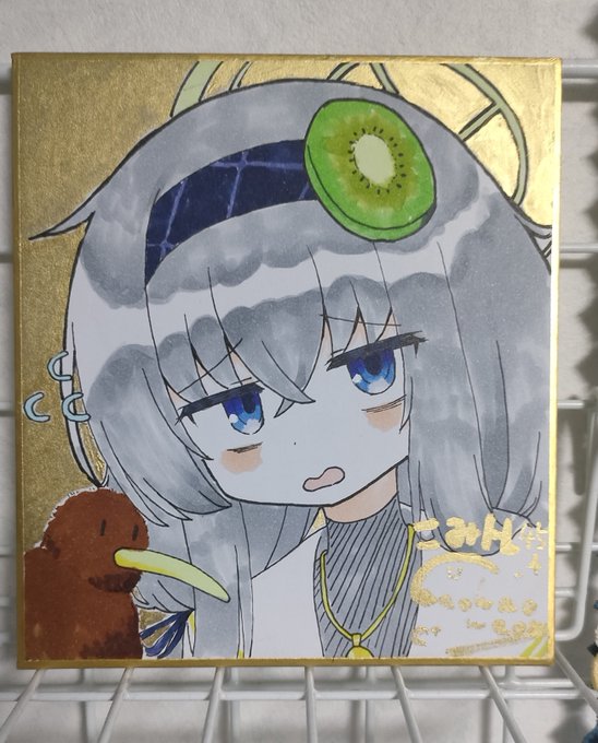 こみっくトレジャー45で頒布する色紙2枚できました!
古関ウイキウイキーウィと、今日実装発表されるセイアちゃん(仮) 