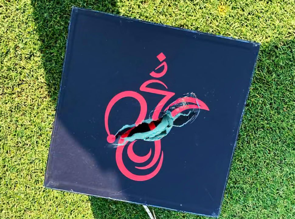 NUCLRGOLF's tweet photo. 🚨🤬🪓 NEW: Tyrrell Hatton was questioned by tournament officials after he unleashed frustration on the 7th hole in Dubai, destroying the plastic tee marker with his golf club. 

“Just a bit of frustration. Probably shouldn’t have done it. Does it make me a bad person? No. It’s just a spur of the moment thing and it happened. I can’t go back and change it, so move on….

“I was told about it in scoring. I don’t have an issue with what was being said. I’m aware that it’s not the right thing to do but in the heat of the moment when you’re frustrated, you just do things that you probably wish you didn’t do….”

“I’m not going to let it bother me for the rest of the day. If that’s the worst thing I do as a human, then, I mean, it’s not that bad.”

(📸: Ewan Murray / The Observer)