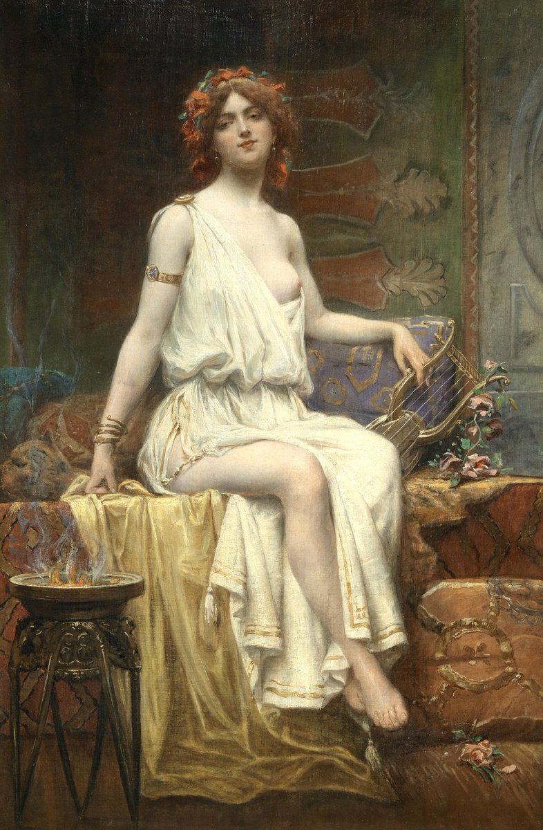 sinnerdmg's tweet photo. Odalisque by Léon-François Comerre (????) https://t.co/RvJDiA8wLa